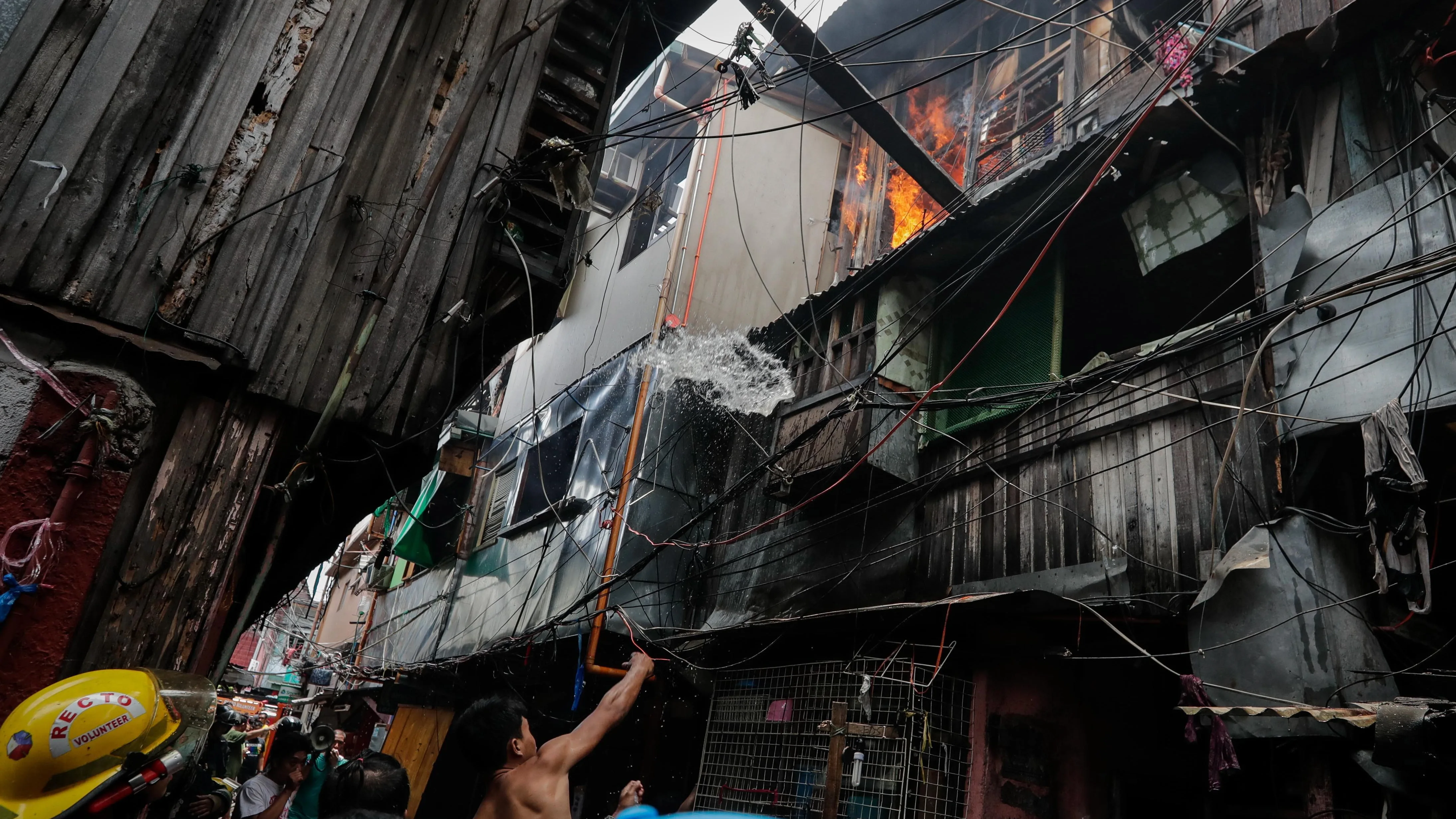 Incendio en Manila