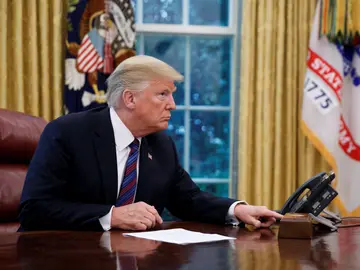 El presidente estadounidense, Donald J. Trump El presidente estadounidense, Donald J. Trump