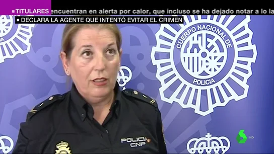 El testimonio de la policía que intentó evitar el crimen de Alicante: "Cuando llegué vi a dos personas sobre otra que ya estaba muerta" El testimonio de la policía que intentó evitar el crimen de Alicante: "Cuando llegué vi a dos personas sobre otra que ya estaba muerta"