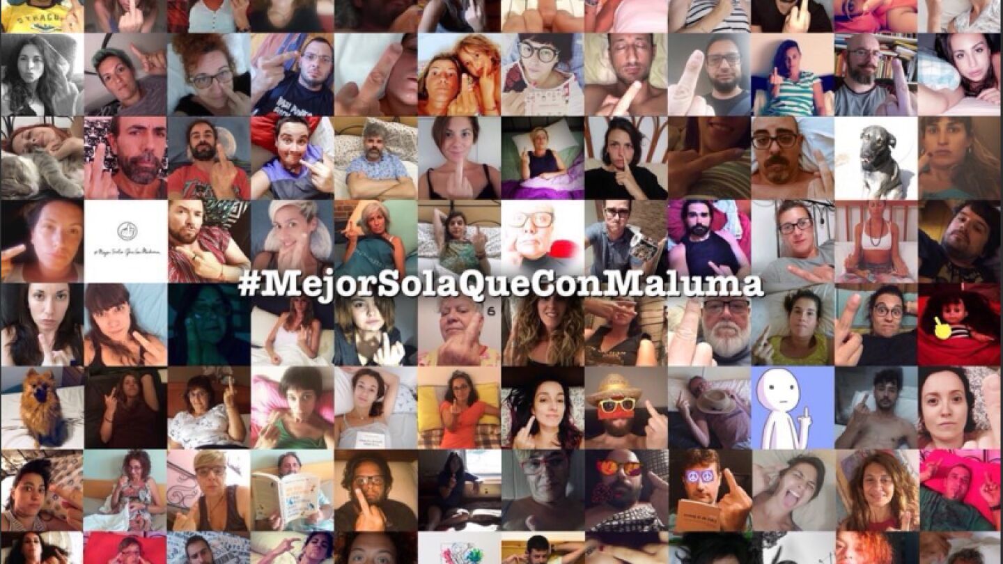 En la imagen las reacciones de los usuarios ante la publicaci&oacute;n de Maluma