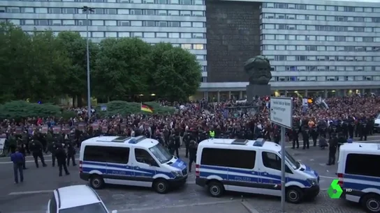 Protestas en la ciudad de Chemnitz Protestas en la ciudad de Chemnitz
