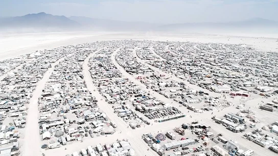 Ciudad 'Burning Man' en el desierto de Nevada, EEUU Ciudad 'Burning Man' en el desierto de Nevada, EEUU
