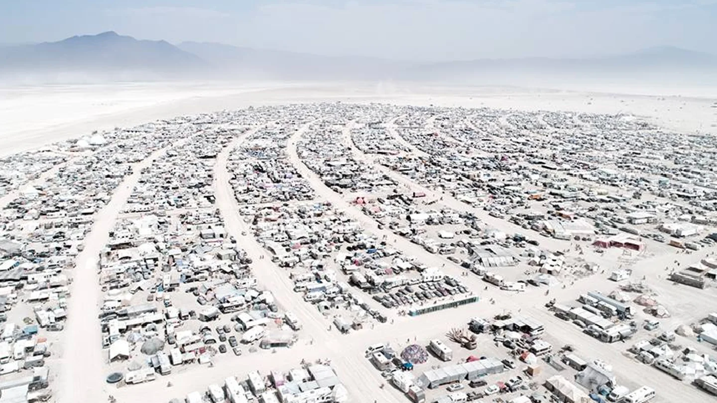 Ciudad 'Burning Man' en el desierto de Nevada, EEUU Ciudad 'Burning Man' en el desierto de Nevada, EEUU