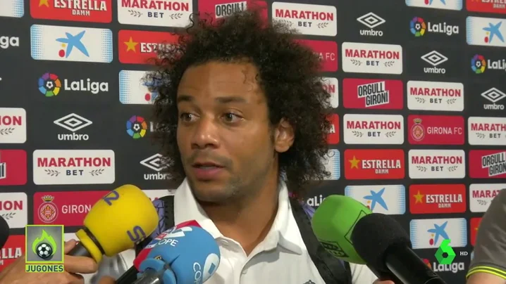 Marcelo: "Me ha sorprendido el cambio, no lo entiendo pero respeto la decisión del míster"