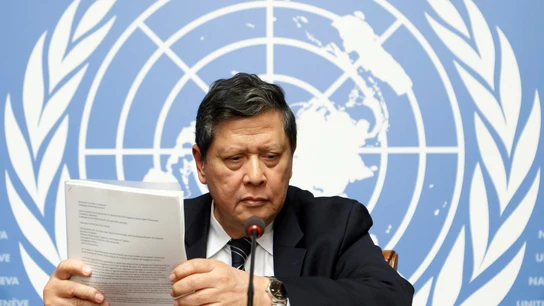 El presidente de la Misión de Investigación de la ONU para Birmania, Marzuki Darusman El presidente de la Misión de Investigación de la ONU para Birmania, Marzuki Darusman