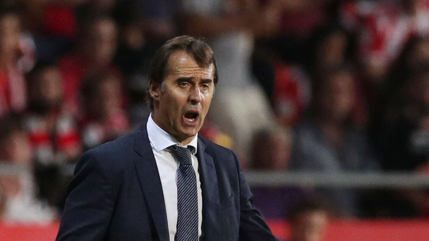 Lopetegui, durante el partido contra el Girona