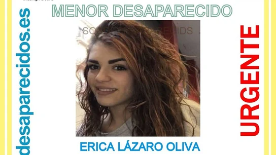 Erica Lázaro, la menor de 15 años desaparecida en Carabanchel Erica Lázaro, la menor de 15 años desaparecida en Carabanchel