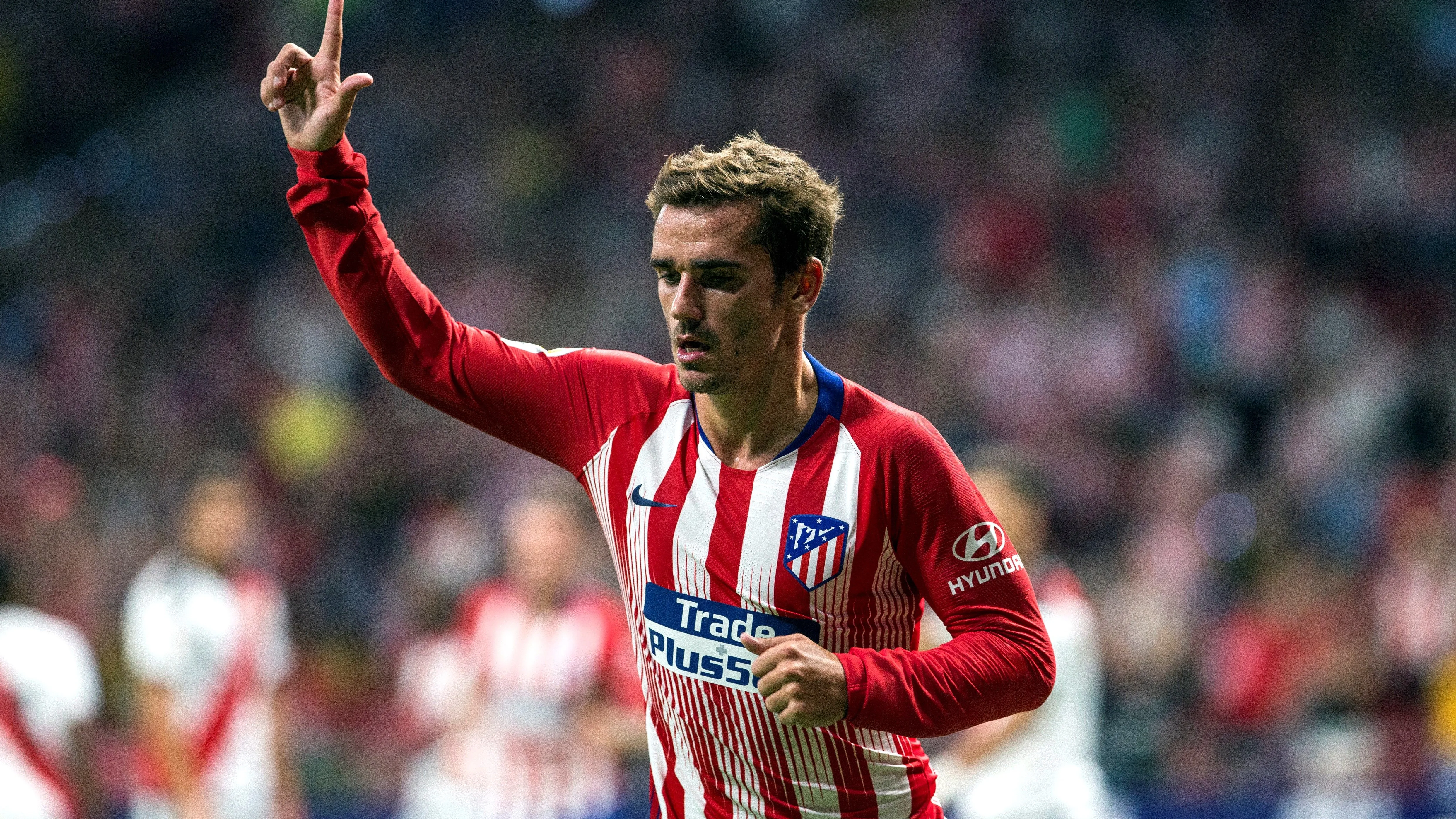 Griezmann celebrando un gol con el Atlético