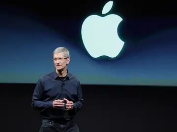 Tim Cook durante una Keynote Tim Cook durante una Keynote