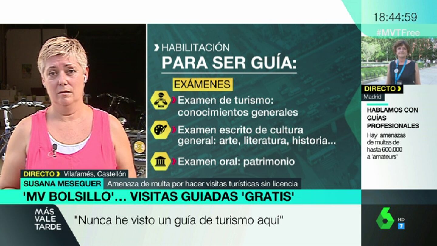 El testimonio de una gu&iacute;a 'free': "Yo hac&iacute;a paseos por el pueblo y les explicaba an&eacute;cdotas que me hab&iacute;an contado. No ganaba nada de dinero"