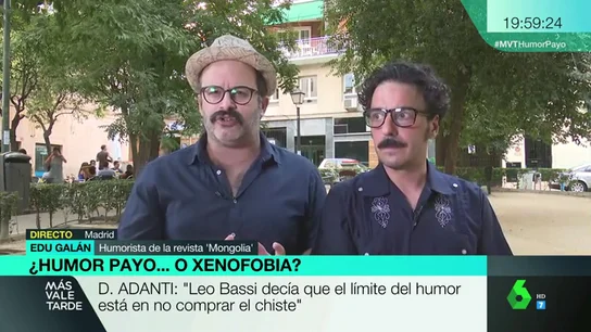 Edu Galán, sobre el polémico monólogo: "Si no llega a salir el chiste de Rober Bodegas, no se habla del pueblo gitano porque nos dan igual" Edu Galán, sobre el polémico monólogo: "Si no llega a salir el chiste de Rober Bodegas, no se habla del pueblo gitano porque nos dan igual"