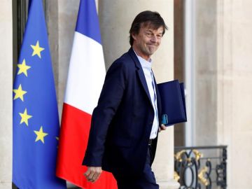 Imagen de archivo del ministro francés de la Transición Ecológica, Nicolas Hulot Imagen de archivo del ministro francés de la Transición Ecológica, Nicolas Hulot