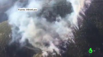 Una tormenta con más de 300 rayos provoca tres incendio en Galicia