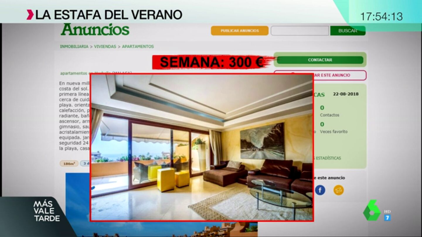 Pisos en portales de Internet con precios muy atractivos: repasamos las estafas vacacionales m&aacute;s comunes