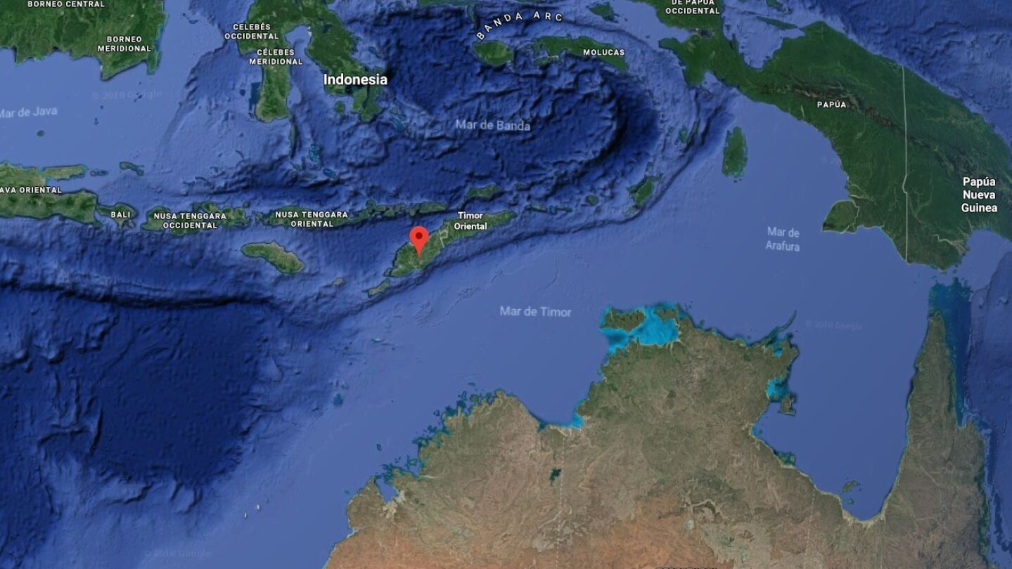 Zona donde ha tenido lugar el terremoto de 6,2 grados