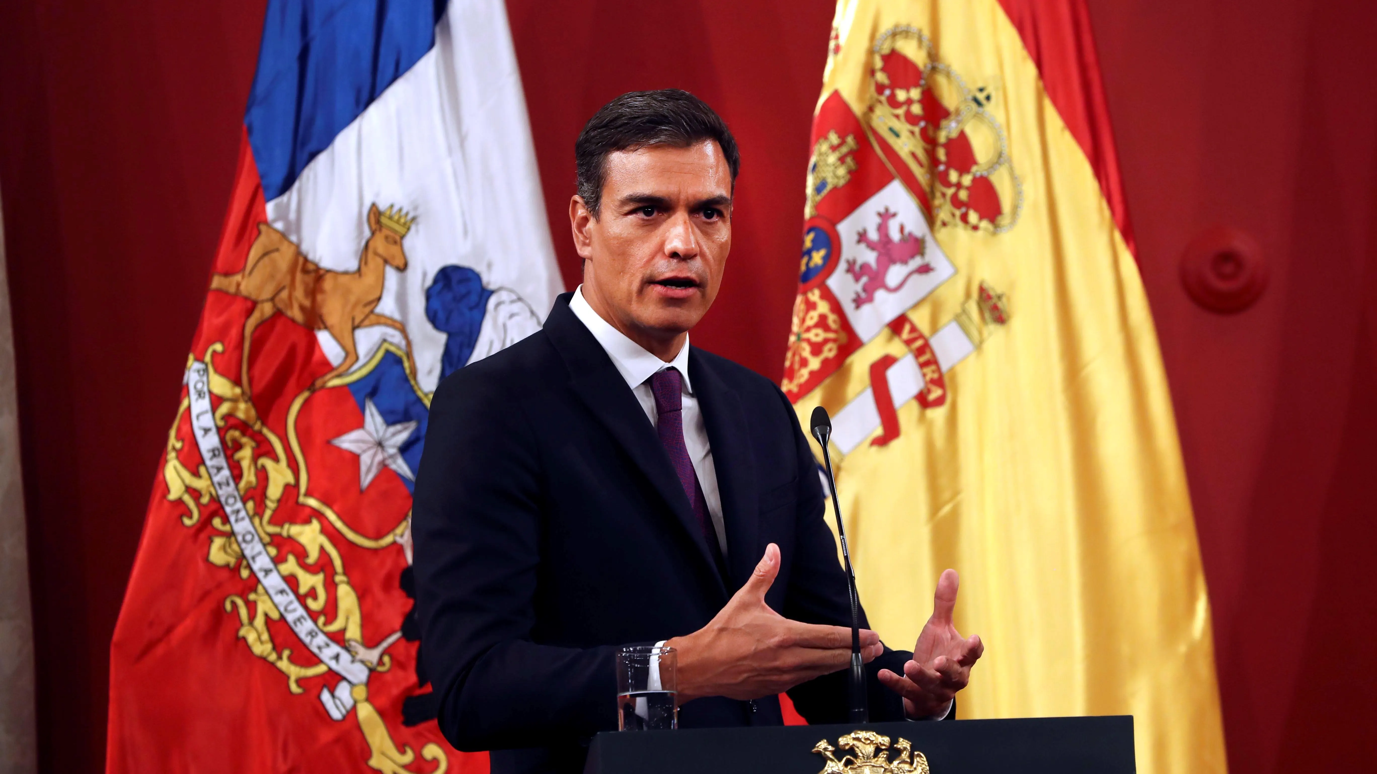 El presidente del Gobierno, Pedro Sánchez