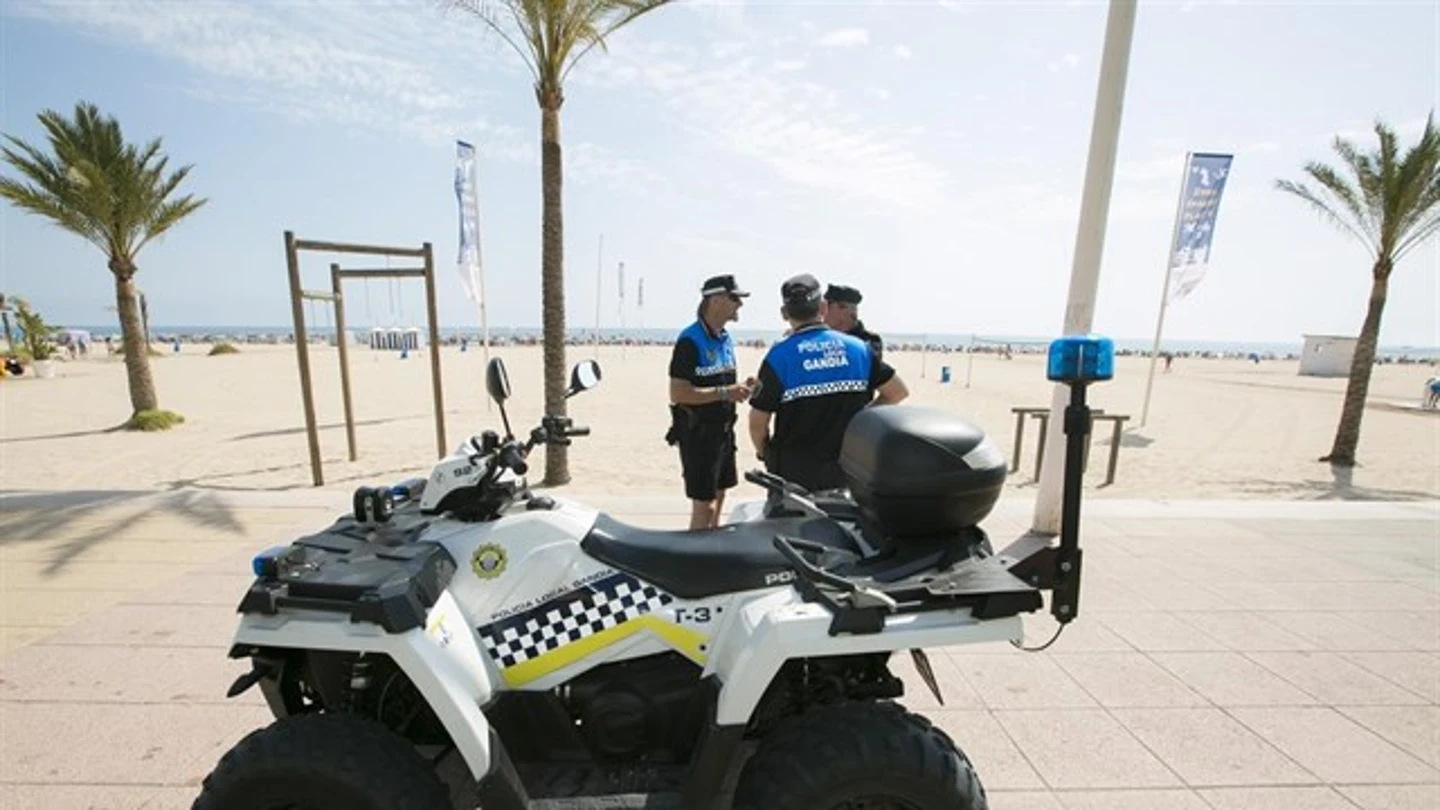En la imagen la Policía Local de Valencia En la imagen la Policía Local de Valencia