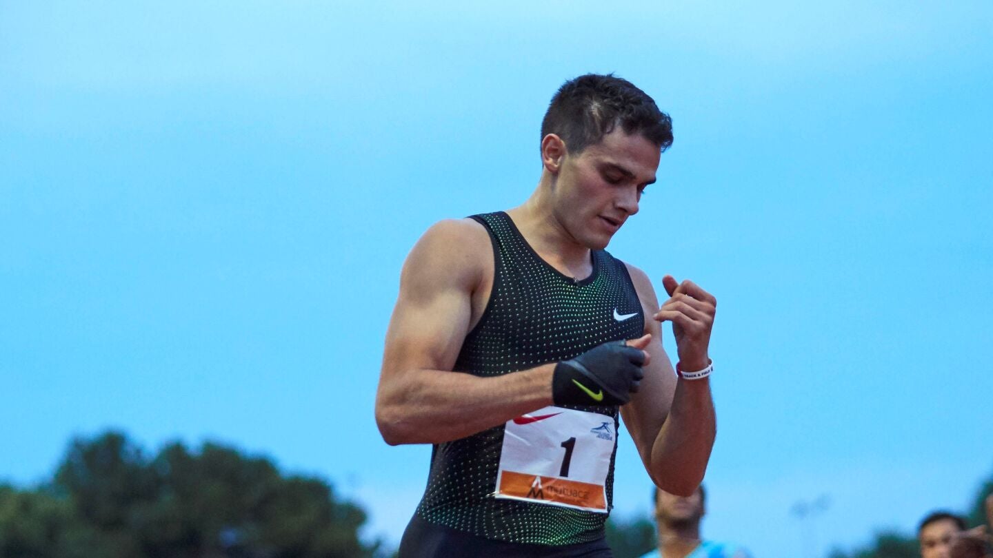 El atleta espa&ntilde;ol Bruno Hortelano