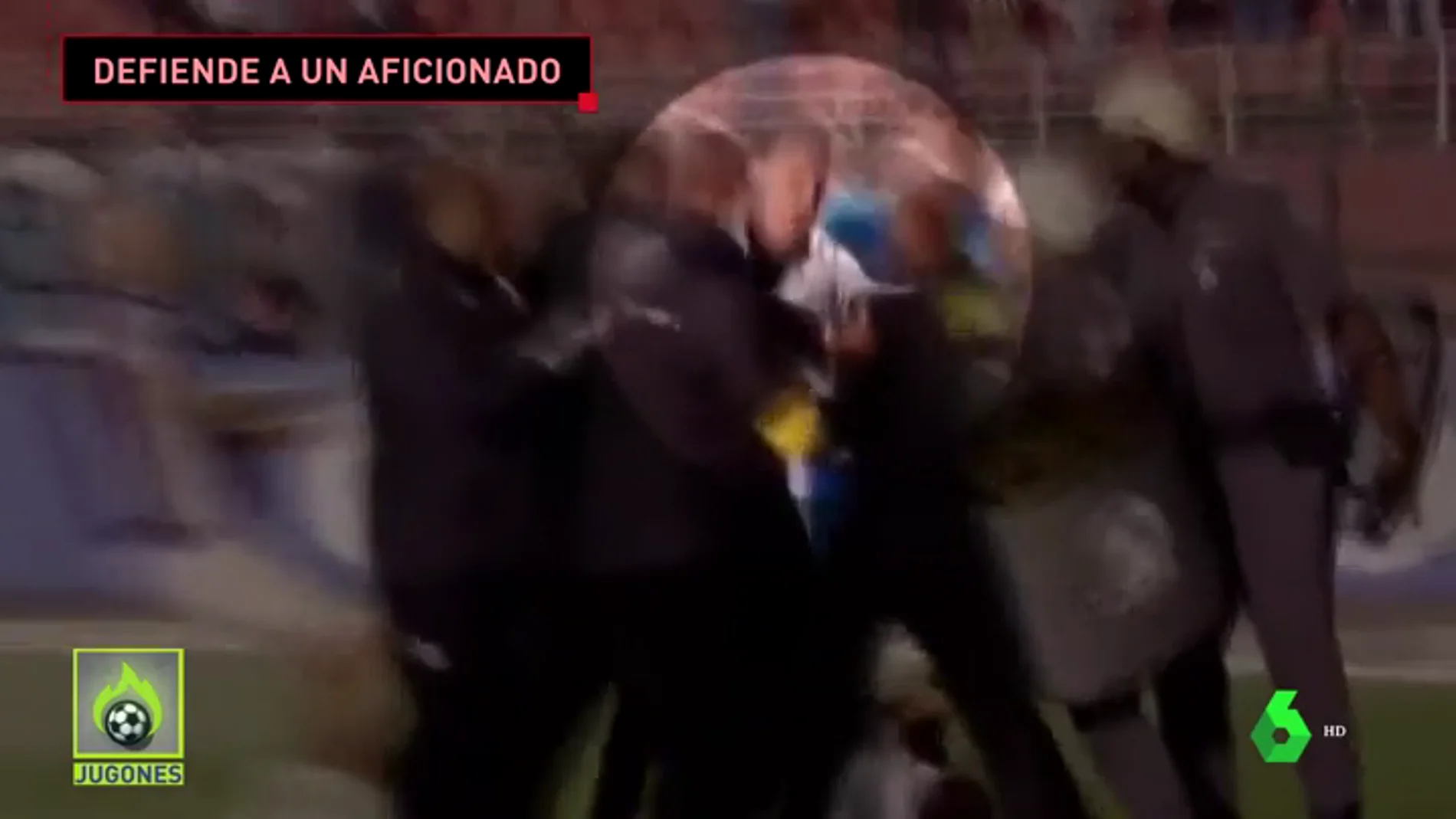 El entrenador del Santos, detenido al agredir a un policía para defender a un aficionado