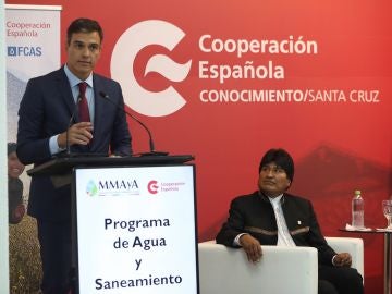 Pedro Sánchez durante su visita oficial en Colombia Pedro Sánchez durante su visita oficial en Colombia