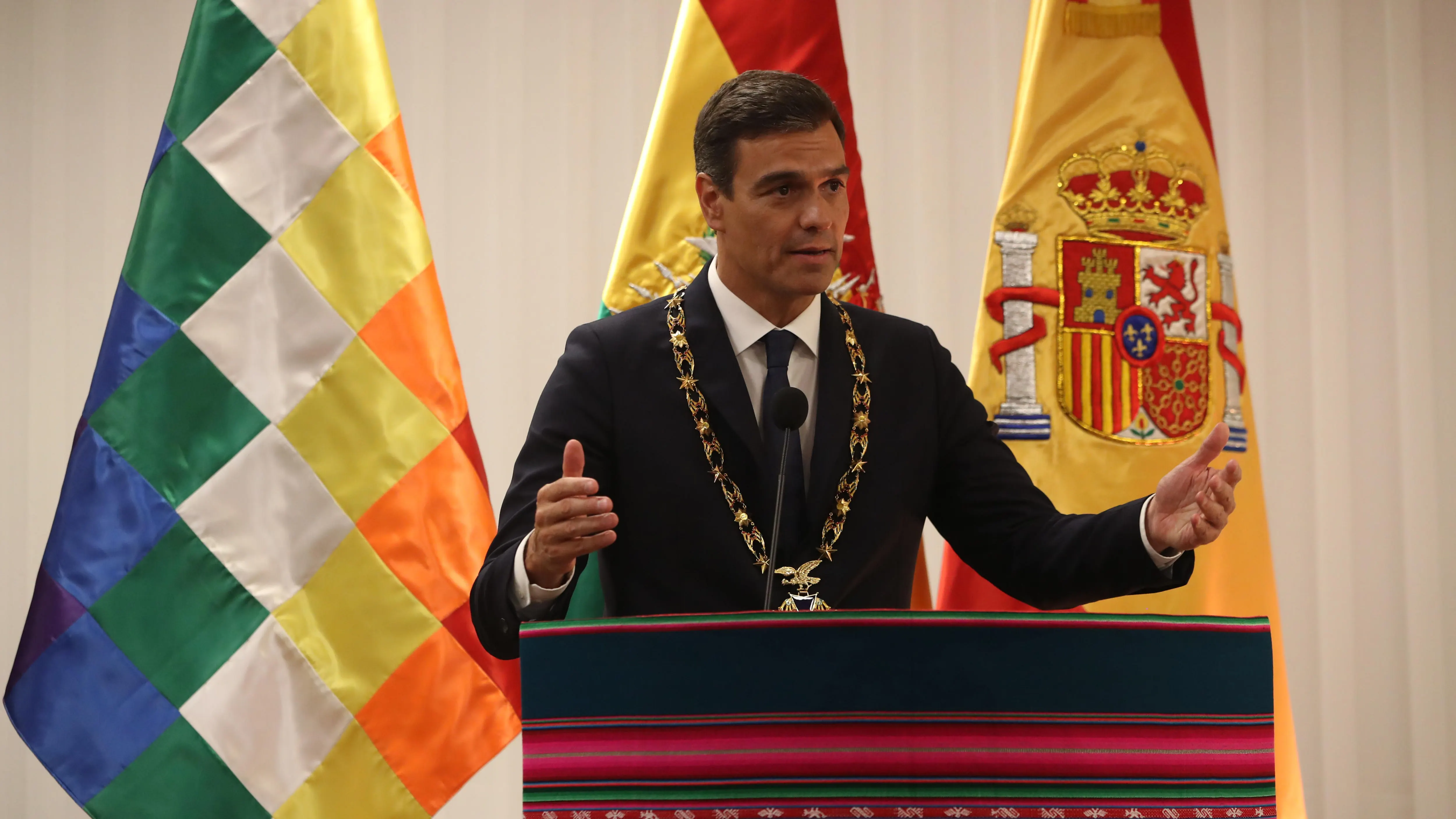 El presidente del Gobierno, Pedro Sánchez