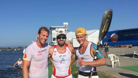 Vold, junto a Javier Hernanz Vold, junto a Javier Hernanz