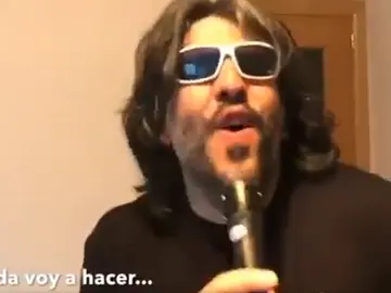 Vaquero en apoyo a los ciclistas Vaquero en apoyo a los ciclistas