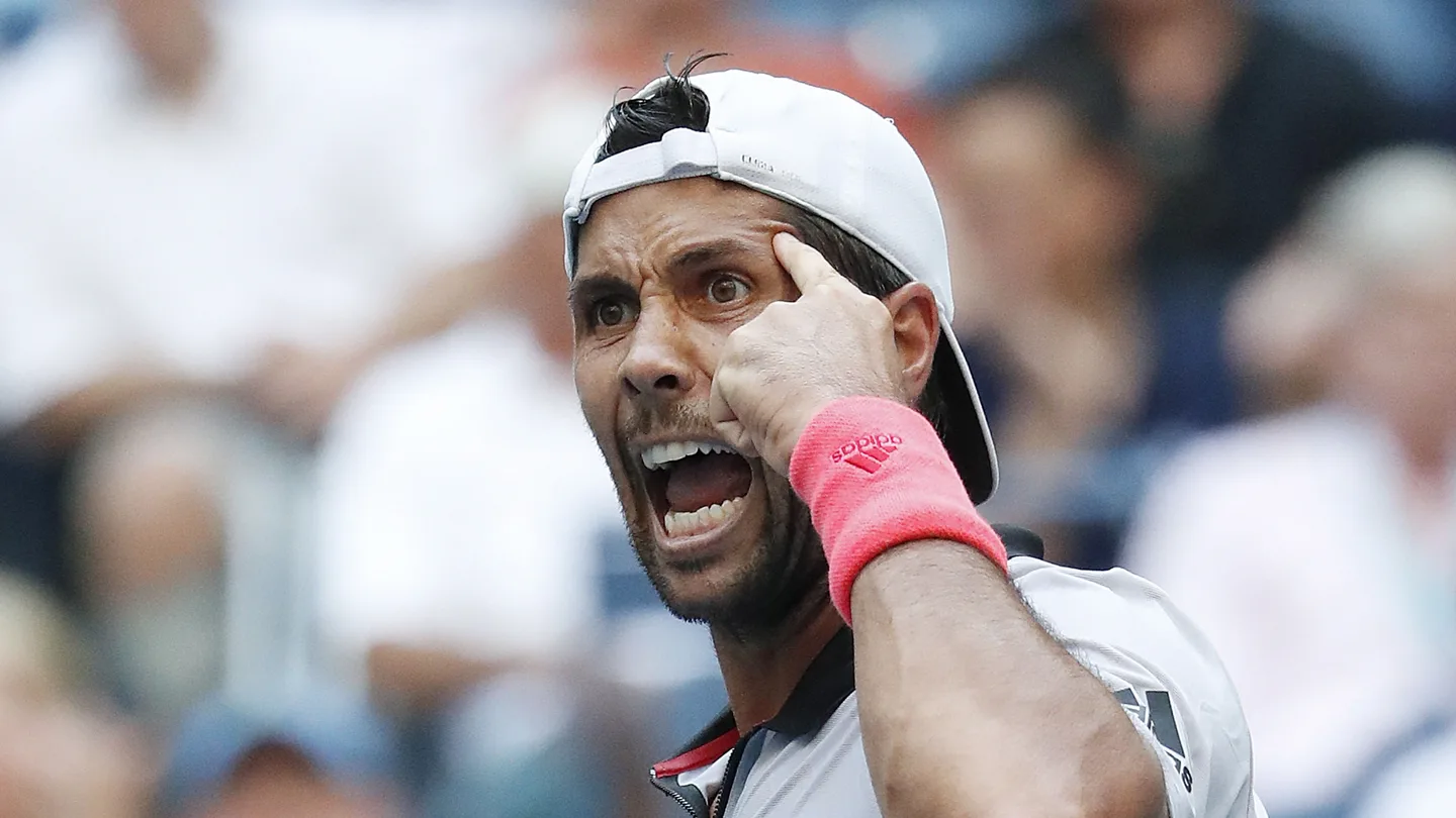 Verdasco celebra la victoria ante Murray Verdasco celebra la victoria ante Murray
