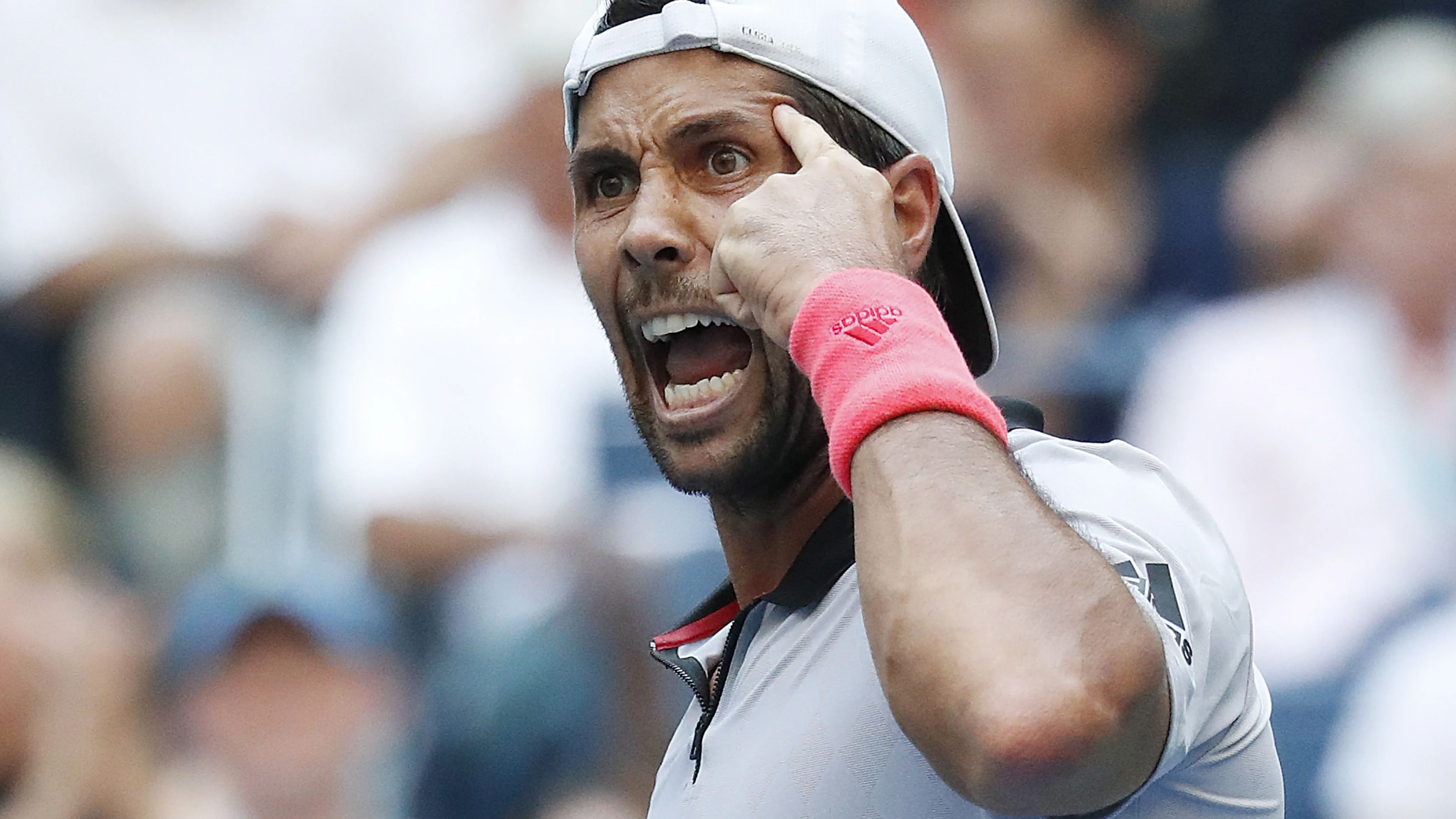 Verdasco celebra la victoria ante Murray