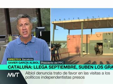 García Albiol denuncia trato de favor a los políticos independentistas presos: "Están recibiendo una media de tres visitas cada día" García Albiol denuncia trato de favor a los políticos independentistas presos: "Están recibiendo una media de tres visitas cada día"