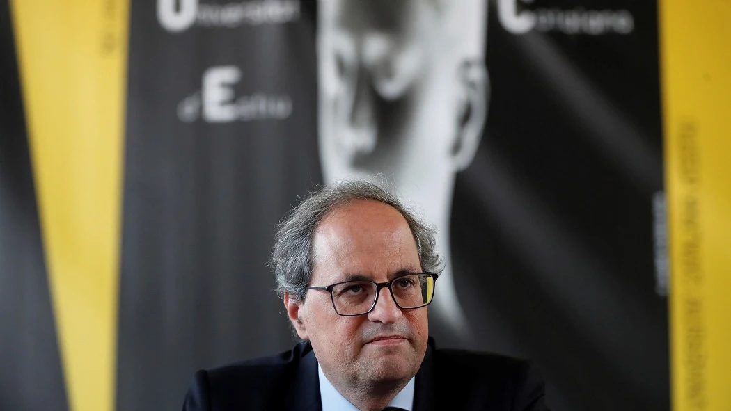 Quim Torra en una imagen de archivo Quim Torra en una imagen de archivo