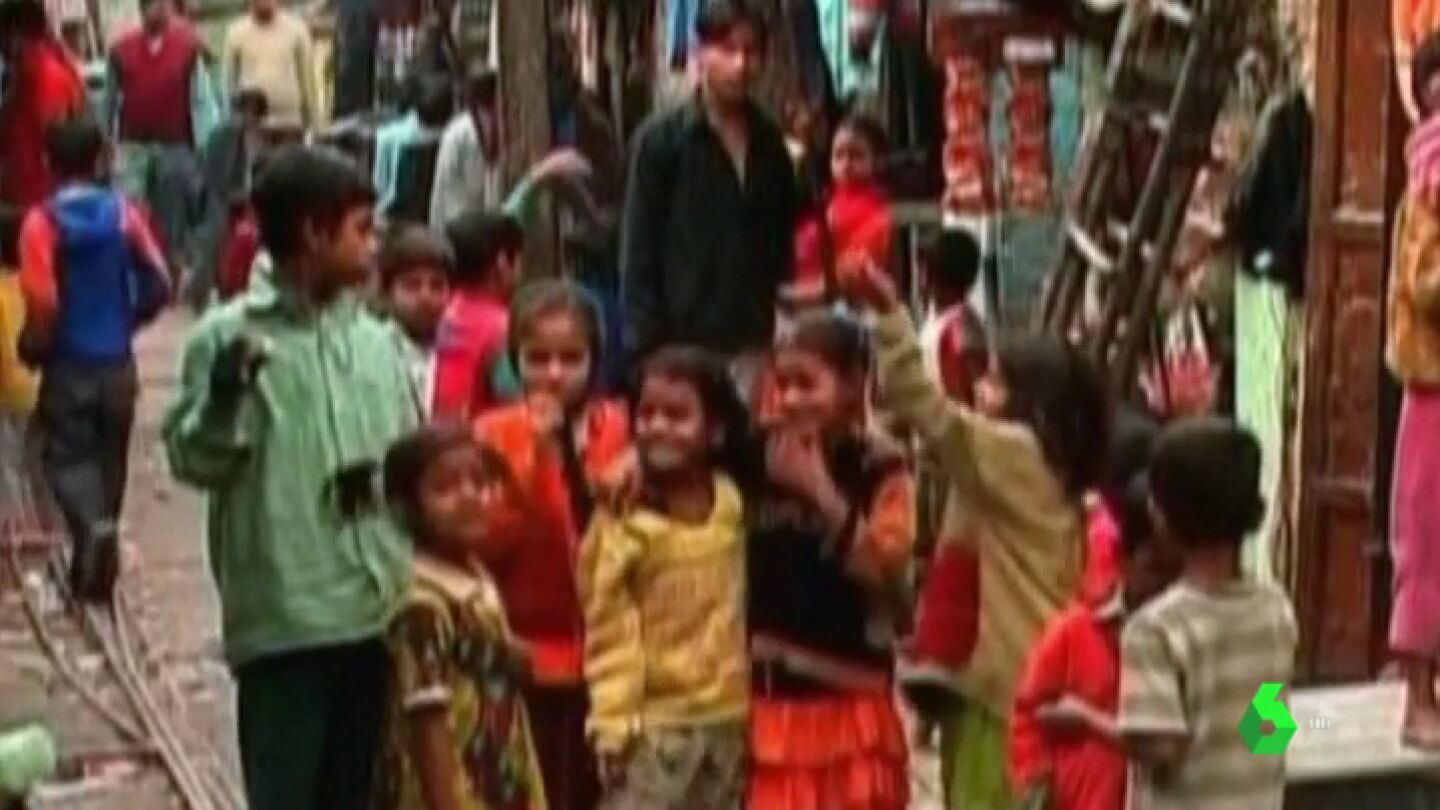 Imagen de archivo de ni&ntilde;os en La India