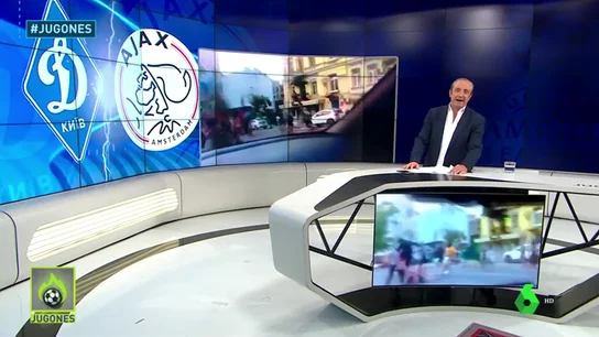 Batalla campal entre aficiones en Kiev Batalla campal entre aficiones en Kiev