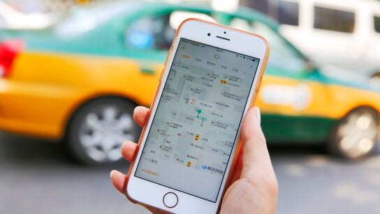 Aplicaci&oacute;n Didi, similar a Uber