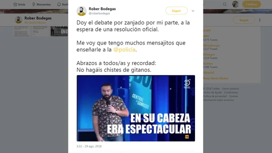 Tweet de Rober Bodegas Tweet de Rober Bodegas