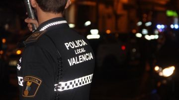 Un policía local de Valencia