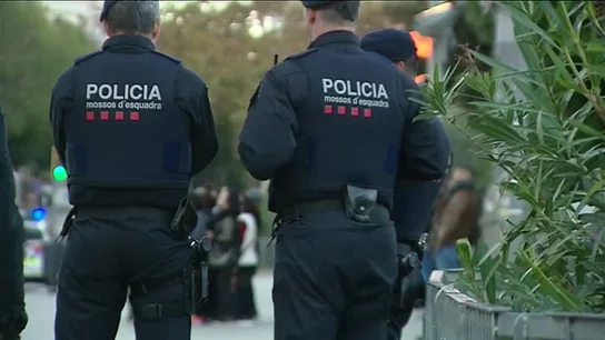 Mossos d'Esquadra en una imagen de archivo Mossos d'Esquadra en una imagen de archivo