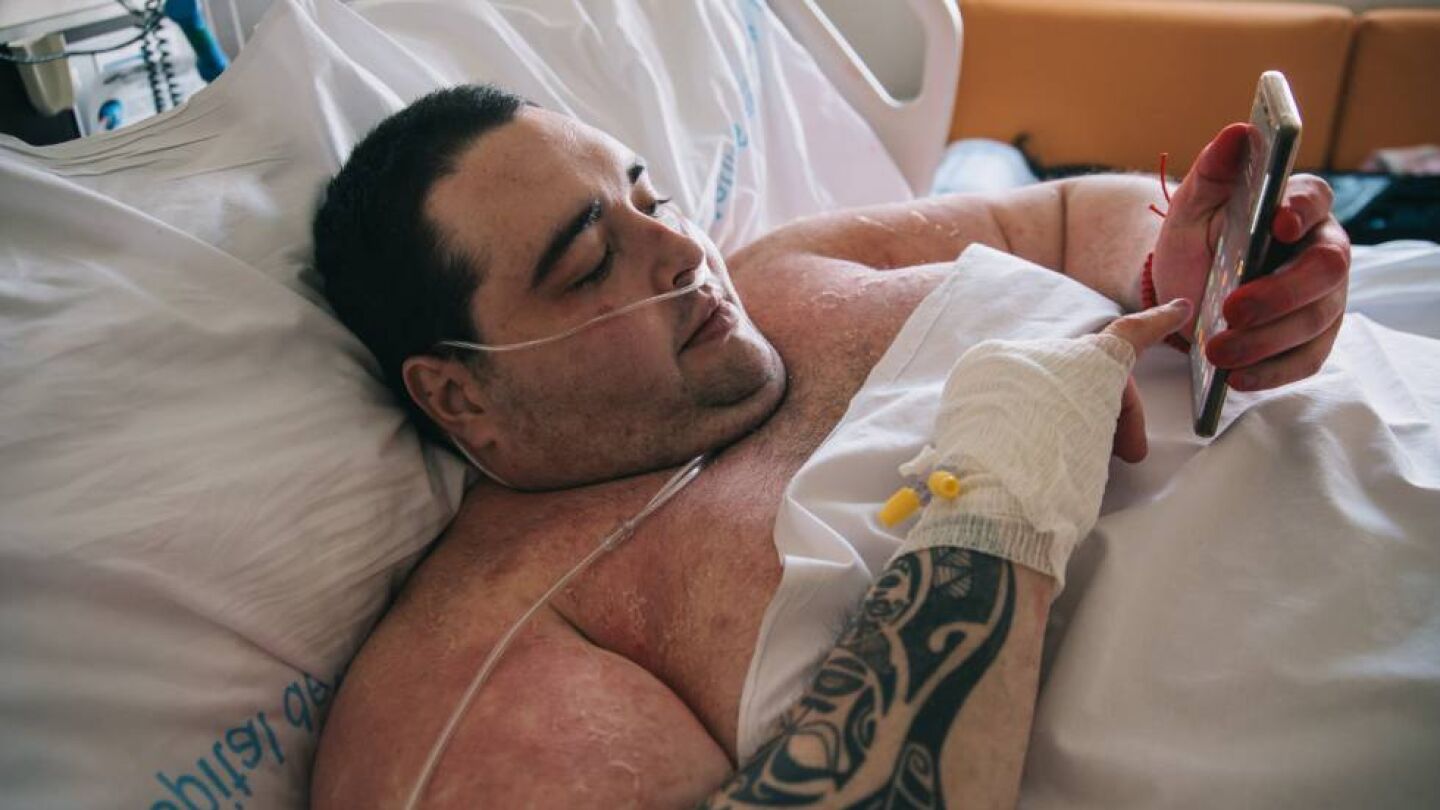 Imagen de Te&oacute;filo Rodr&iacute;guez, el joven con obesidad m&oacute;rbida que pesa 385 kilos
