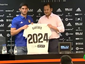 Gonçalo Guedes: "Tengo que trabajar para justificar mi precio" Gonçalo Guedes: "Tengo que trabajar para justificar mi precio"