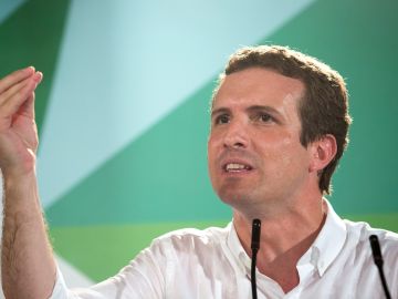 Pablo Casado durante el acto de inicio del curso político en Málaga Pablo Casado durante el acto de inicio del curso político en Málaga