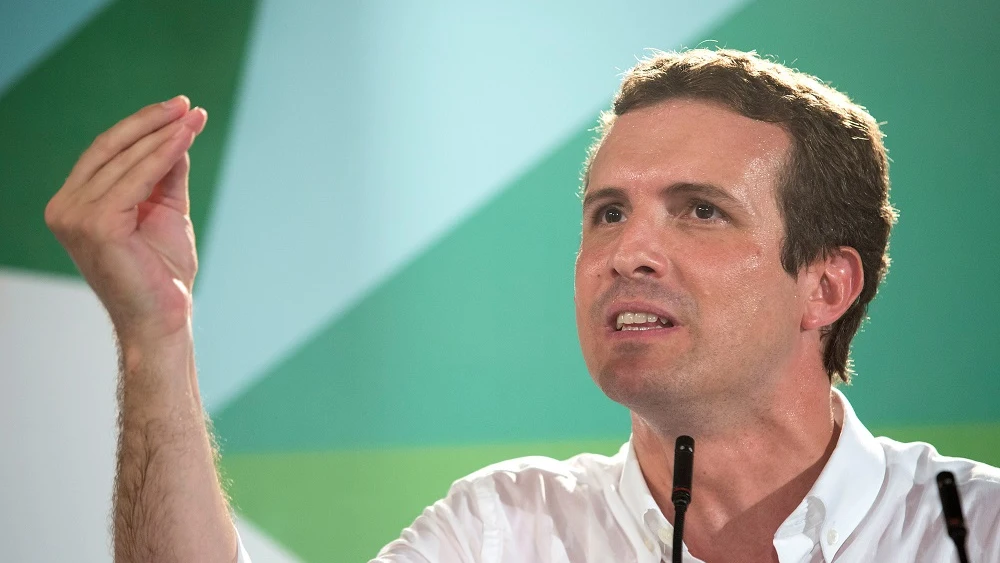 Pablo Casado durante el acto de inicio del curso político en Málaga