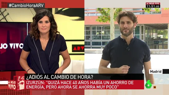 Rodrigo Izurzún: "El ahorro es la excusa que han puesto para hacer los cambios de hora, pero no hay estudios que lo demuestren" Rodrigo Izurzún: "El ahorro es la excusa que han puesto para hacer los cambios de hora, pero no hay estudios que lo demuestren"
