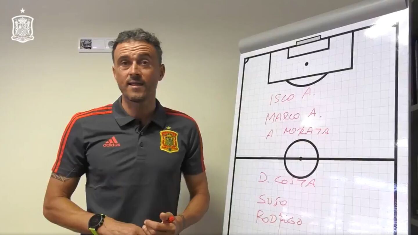 Primera lista de Luis Enrique