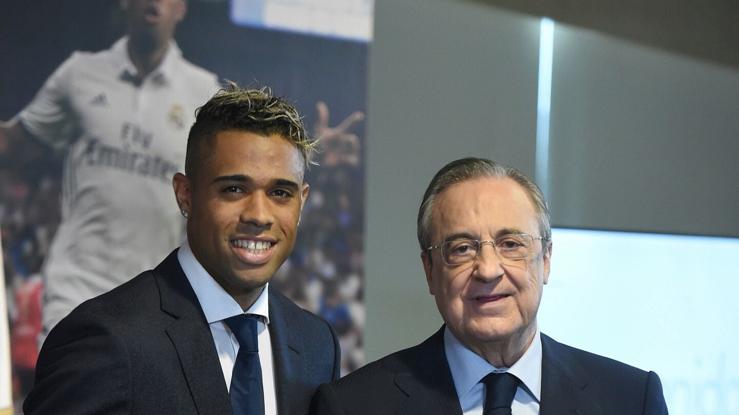 Mariano en su presentaci&oacute;n con el Real Madrid