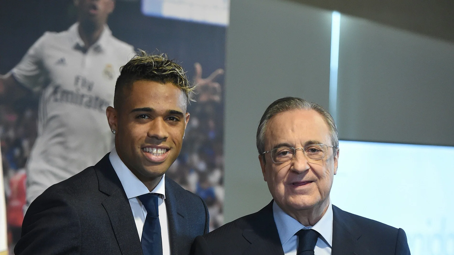 Mariano en su presentación con el Real Madrid