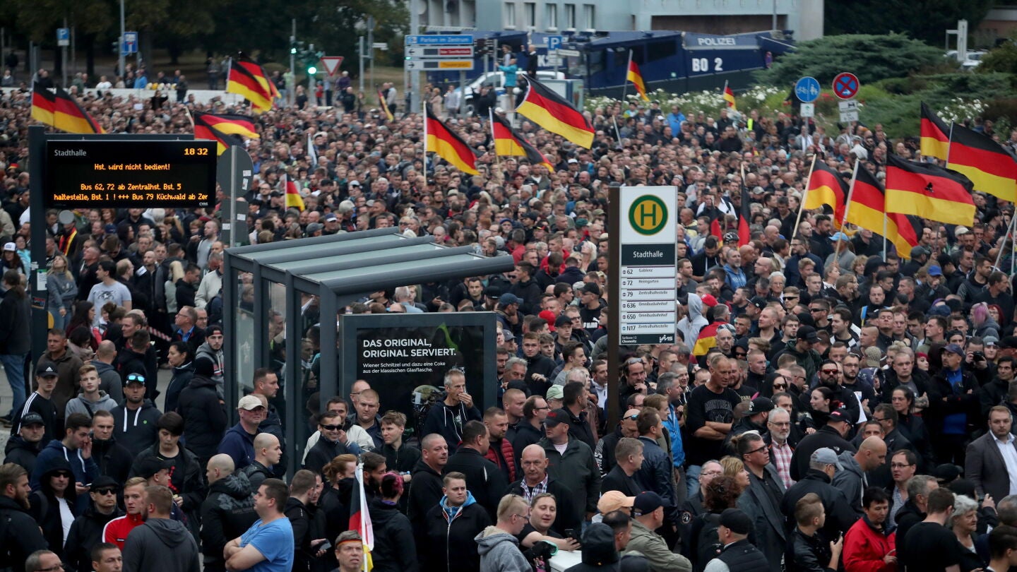 Manifestaci&oacute;n en Chemnitz