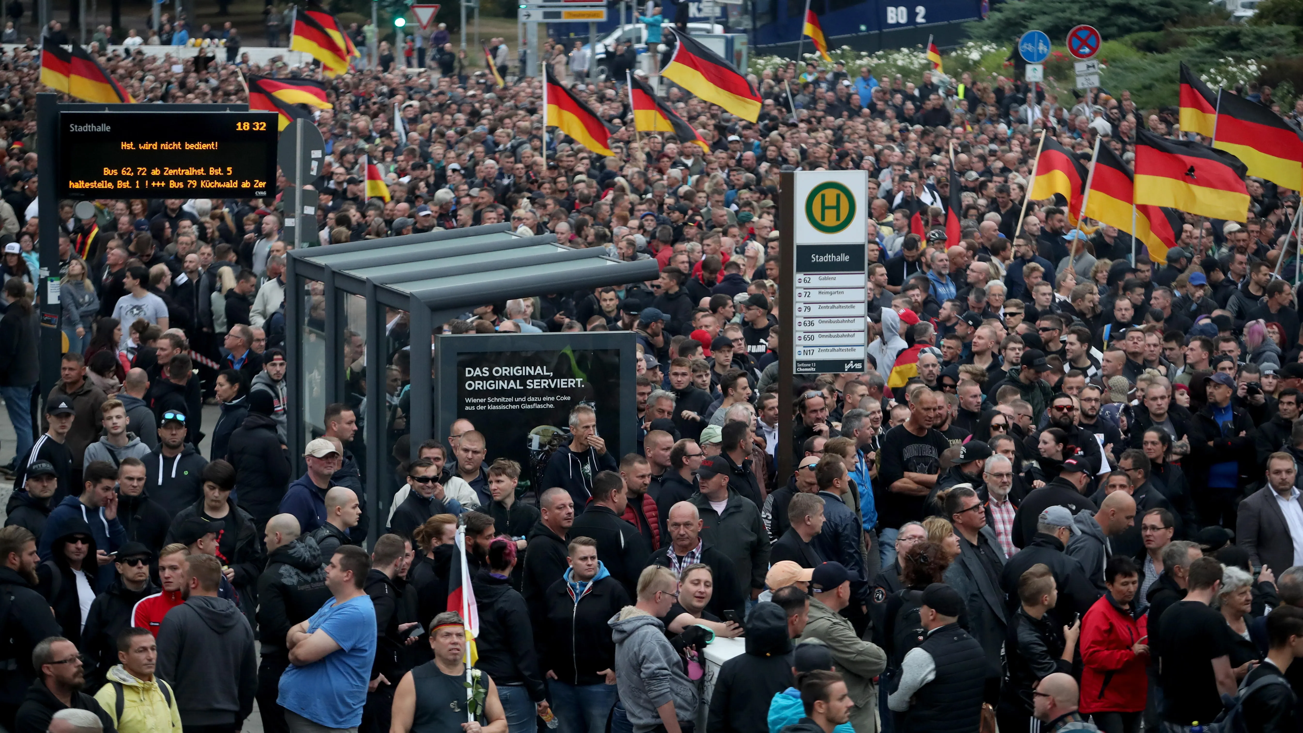 Manifestación en Chemnitz