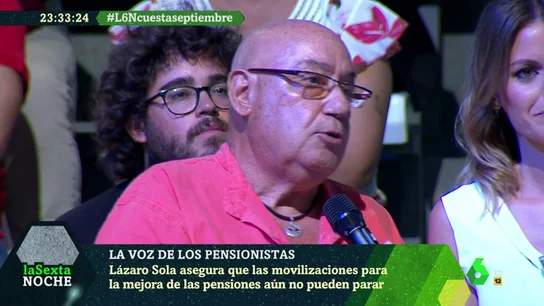 Lázaro Sola, pensionista Lázaro Sola, pensionista
