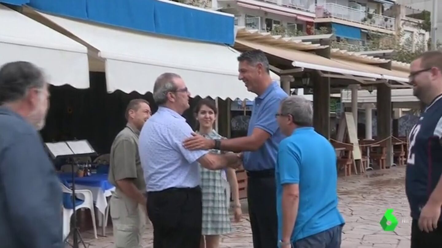 Xavier Garc&iacute;a Albiol muestra su apoyo al due&ntilde;o del bar de Blanes que se enfrent&oacute; a un grupo de independentistas