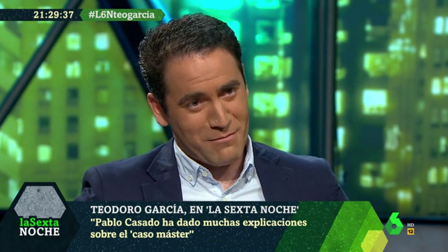 Teodoro Garc&iacute;a, sobre el requerimiento de la jueza de ordenador de Casado por su m&aacute;ster: "No procede hablar de estas cuestiones. Nadie ha dado m&aacute;s explicaciones que &eacute;l"